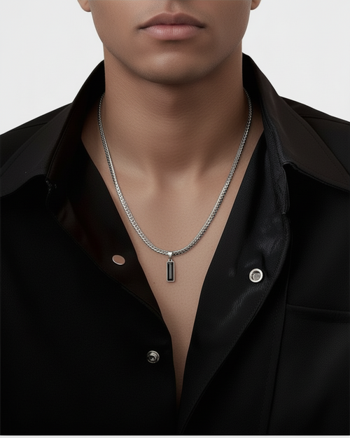 Baton Pendant Necklace