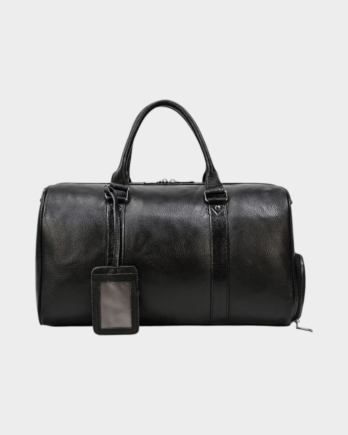 SIEVRA Haul travel bag in first-layer cowhide leather, front view