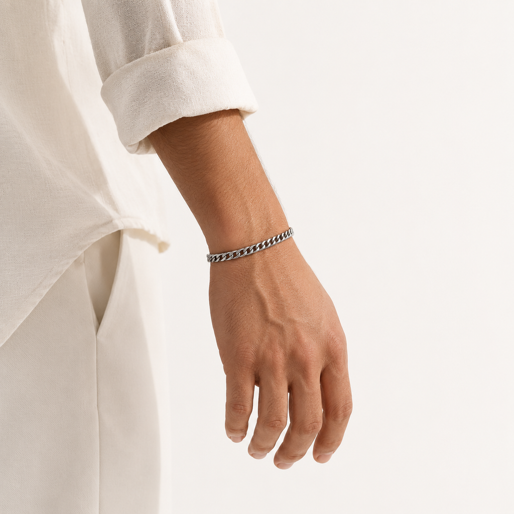FLINT — Cuban Curb Chain Bracelet